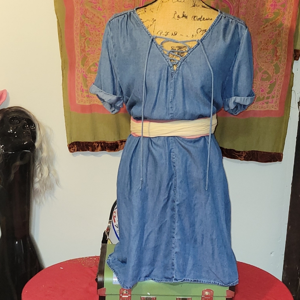 Blue dress